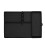Barbecue Grill Mat  Heat Resistant Silicone Protector Drip Pad, Tools Holder Black 1