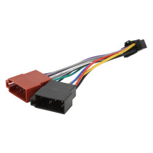 Flexibler PVC-Mantel, ISO-Autoradio-Kabelbaumadapter, Nachrüst-Stereo-Radioanschluss, Plug-and-Play-Autoradio-Kabelbaum, hochleitfähiges ABS