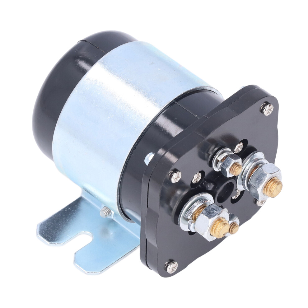 48Vdc #586 Series Continuous Duty Solenoid, Fits Club Car Electric, 4 Terminal Heavy Duty Solenoid With Contacts, Replaces Rodgers Silver/White 9190834055756