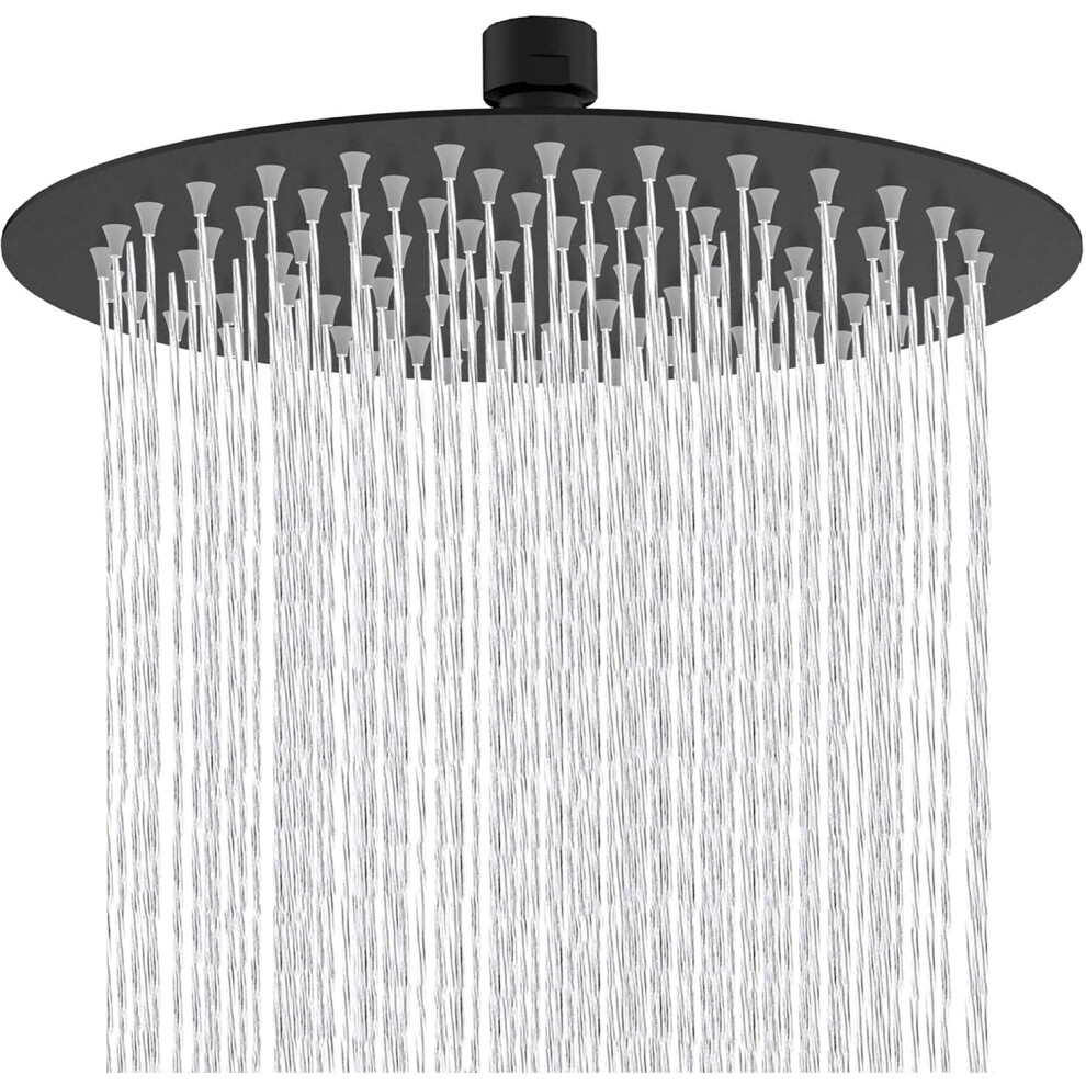 High Pressure Shower, Easy Installation, Feel The Power Of An Invigorating Rainfall Shower Experience With Our Round Rain Shower Head, Stainless Steel 9437117926960