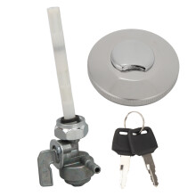 Coperchio di sicurezza per serbatoio carburante moto, tappo di sicurezza per serbatoio con chiave, chiusura antifurto, tappo di sicurezza per