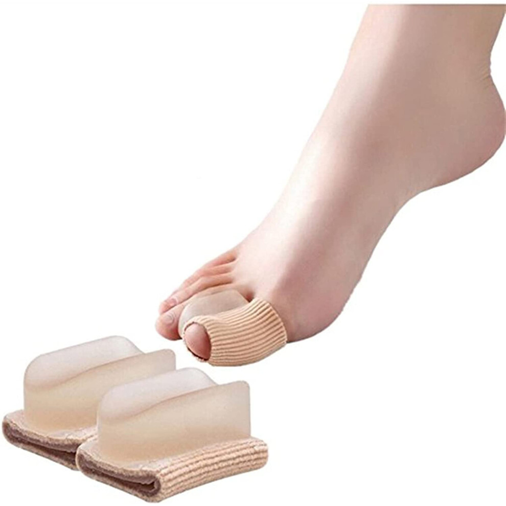 Hallux Valgus Orthopedic Gel Corn Pads, Reusable Sleeves for Cushioning Corns, Blisters, Plantar Warts, Pressure Sores, and Calluses on Feet and Toes