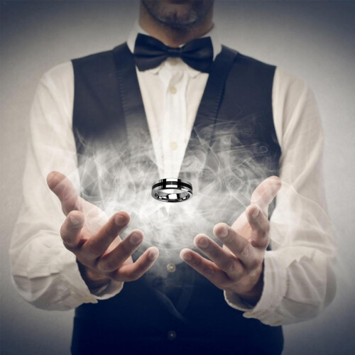 Magic Tricks Rings with Strong Magnets for Magic Shows and Parties 2