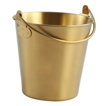 Portable Snack and Ice Container Fashionable French Fry Bucket for Snacks, Ice Cubes, and Daily Use