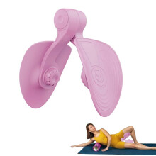 Pelvic Floor Strengthener for Women, Pelvic Leg Clip, Inner Thigh Postpartum Exerciser (Pink)