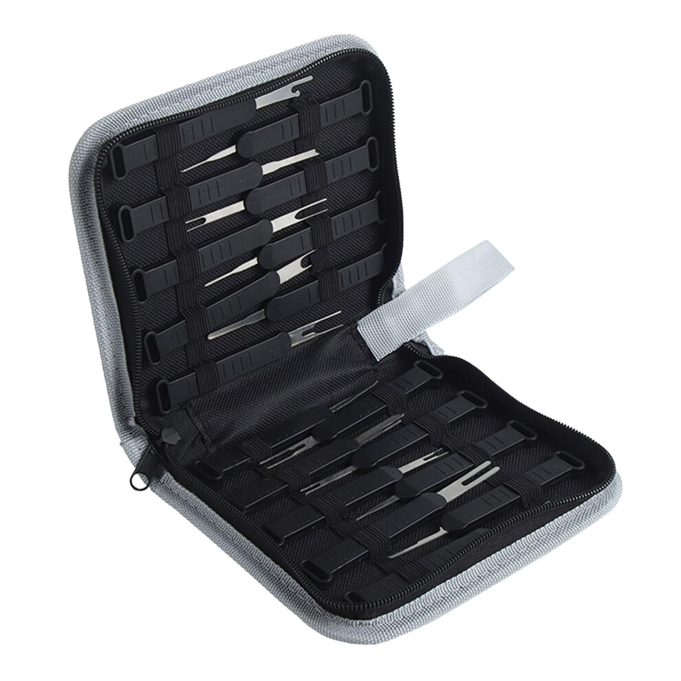Automotive Terminal Removal Tool Kit With Ergonomic Nonslip Grip For Damage Wire Harness Pin Extraction 9189345797354