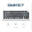 GMK67 Hot Swappable RGB Backlight Mechanical Keyboard Kit Bluetooth 2.4G Wireless 3 Mode Customized DIY Keyboard White 3