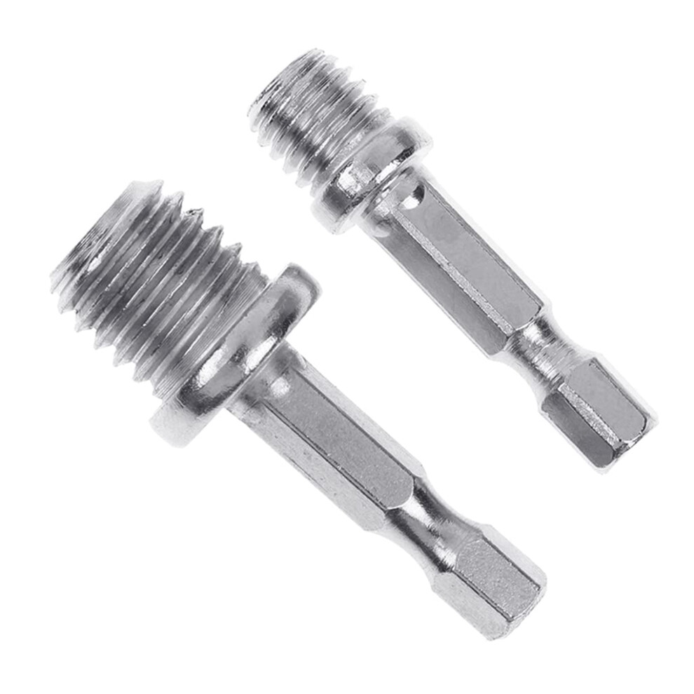2Pcs/Set Hexagonal Drill Adapter M14 Wood Splitting Tool Electric Wrench Adapt Your Power Drill To Torqued Ref: 5414 9412369715562