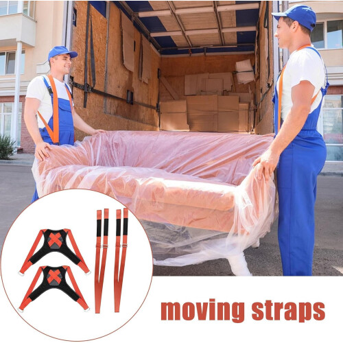 Device Moving Belts  2Person Carrying Strap System  400 kg Load Straps 1
