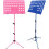 Portable Music Stand, Foldable Sheet Music Stand for Elevating, Black 4