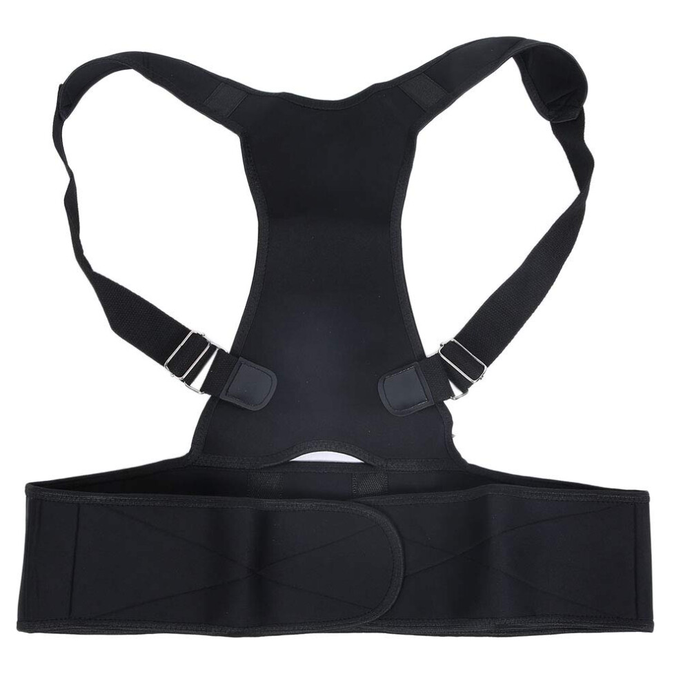 Posture Corrector Back Brace for Men and Women, Back Straightener (MBlack)
