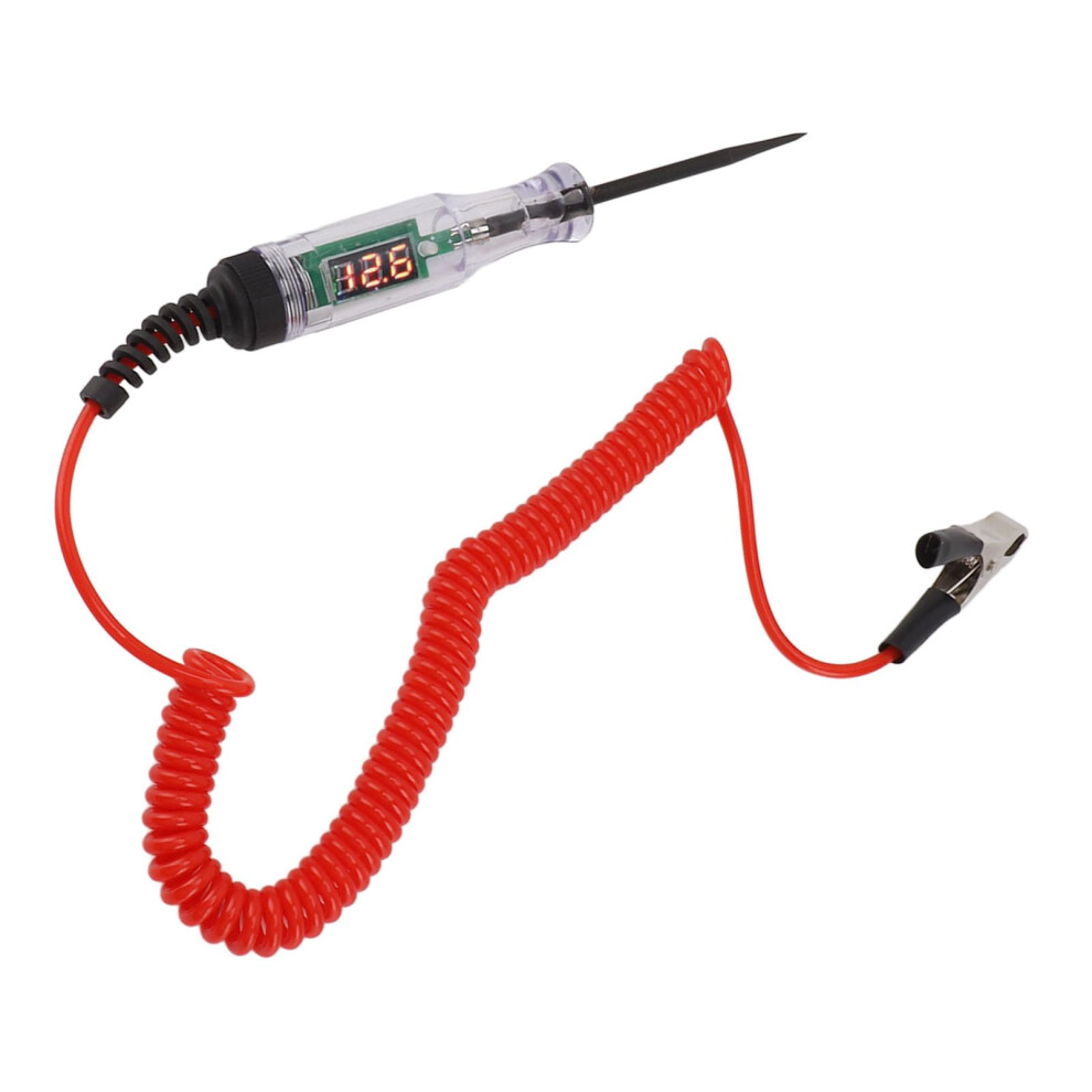 Automotive Circuit Tester, Dc Voltage Test With Digital Lcd Display Light 9189345798887