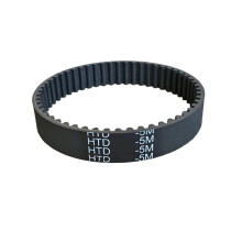 2 pieces/lot HTD5M570 Arc Teeth Rubber Timing Belt, Pitch Line Length 570mm, 114 Teeth Closed Loop Synchronous Belts, Width 20mm