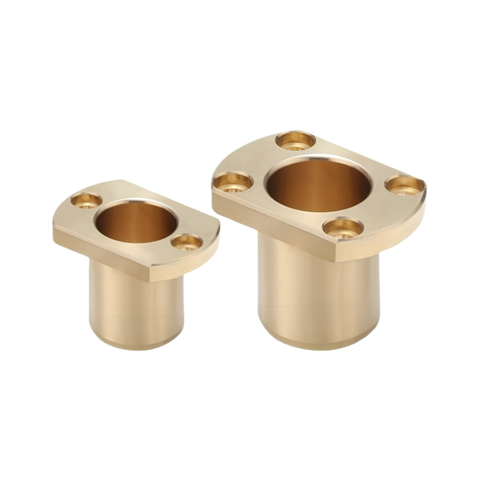 1Pc 12Mm Selflubricating Brass Bushing With Flange, 18X35mm Hxt/Dxdxl 9412369720382