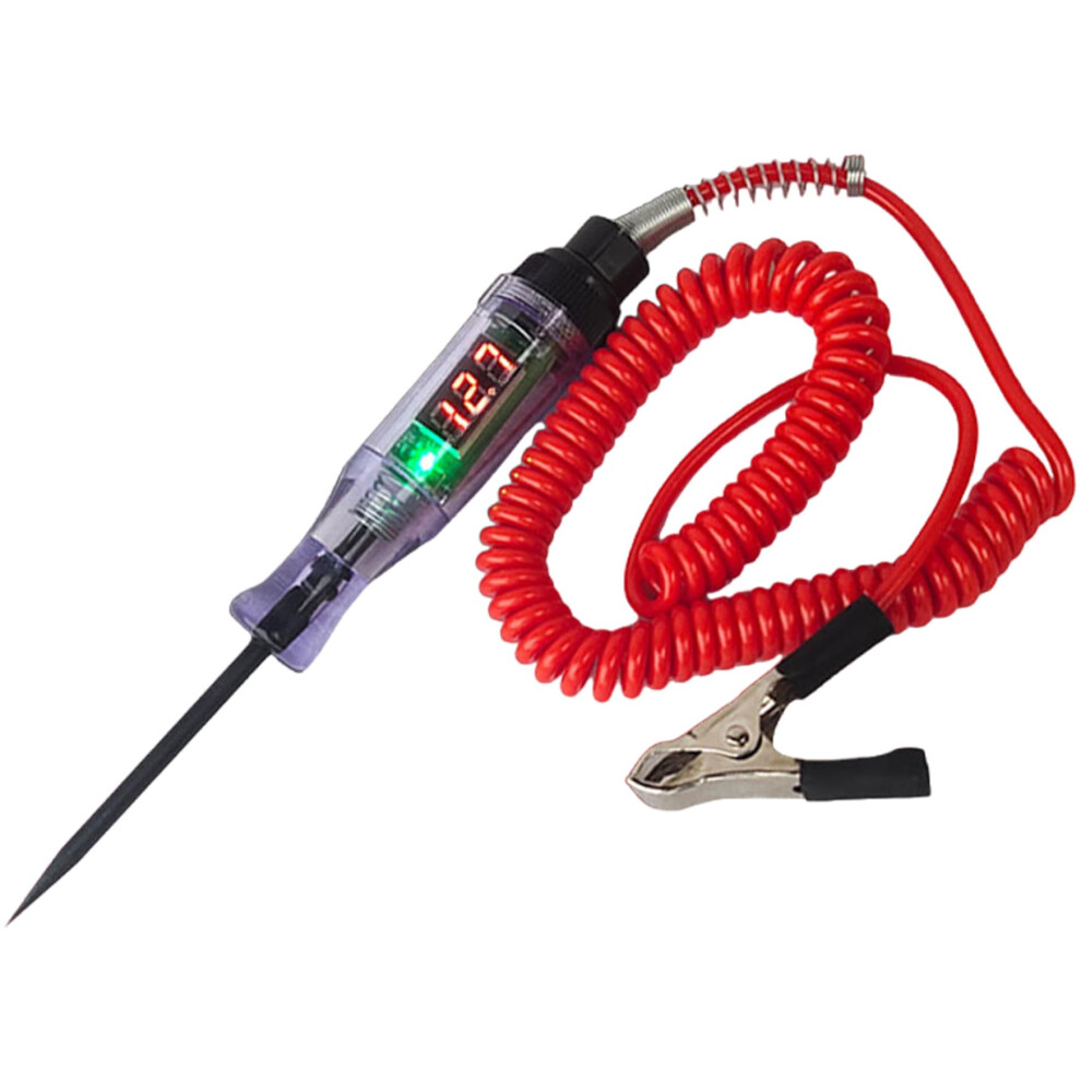 Electrical Tester, Test For Automotive Digital Display 590V With Probe, Spring Wire Clip Light 9365049683579