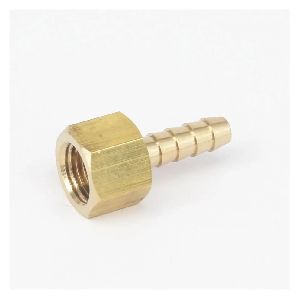 1/4' Npt Female X Fit Tube I.d 1/4' Barbed Tail Brass Hex Pipe Fitting Connector Adapter 9426802173512