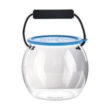 Fish Transport Container Fish Bowl Transparent Breathable Container Decorative Carrier for Outdoor Household Travel Desk Children