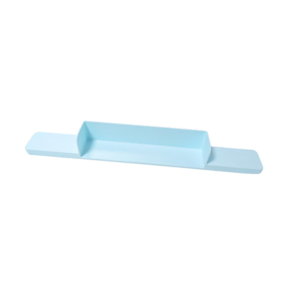 Bathtub Splash Guard for Bathtub Toy Storage, Waterproof Shelf for Bathroom, Blue