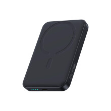 (Schwarz) Baseus Enerfill MagSafe Power Bank 10000 mAh 22,5 W magnetische Power Bank USB C, kabellose externe Batterien, Mini-Power Bank kom