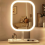 (White) LED Makeup Mirror with Lights, Portable Folding Touch Control Vanity Lighting - 3 Light Modes for Cosmetics, 2