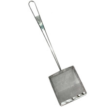 Glatter Ölsieblöffel, Edelstahl, hitzebeständiger Griff,