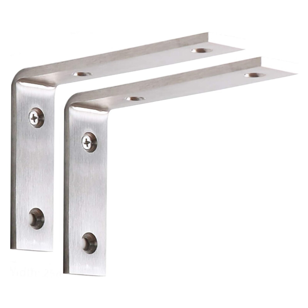 Robust Lshaped 90Degree Metal Shelf Brackets With Screws (225Mm*124Mm) 9412369714268