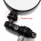 Aluminum Foldable Round Mirror Handle End Side Mirrors Adjustable Handlebar Mirror Simple Installation compatible with Motorcycles 4
