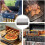 Grill Cleaning Block  BBQ Stone Scrubber with Handle for Stain Removal 3