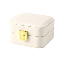 Organizator compact de bijuterii cu oglindă pentru călătorie, pentru uz zilnic, cadou personalizat cu căptușeală moale și caracteristici