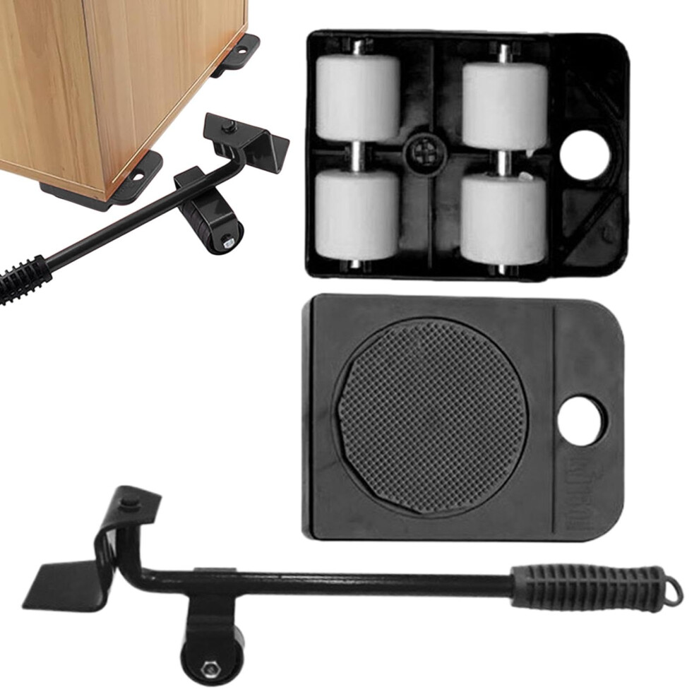 Heavy Duty Furniture Casters, Performance Lifting Tool With Swivel Casters, Sliders For Lifting And Moving Â Black 9426802175721