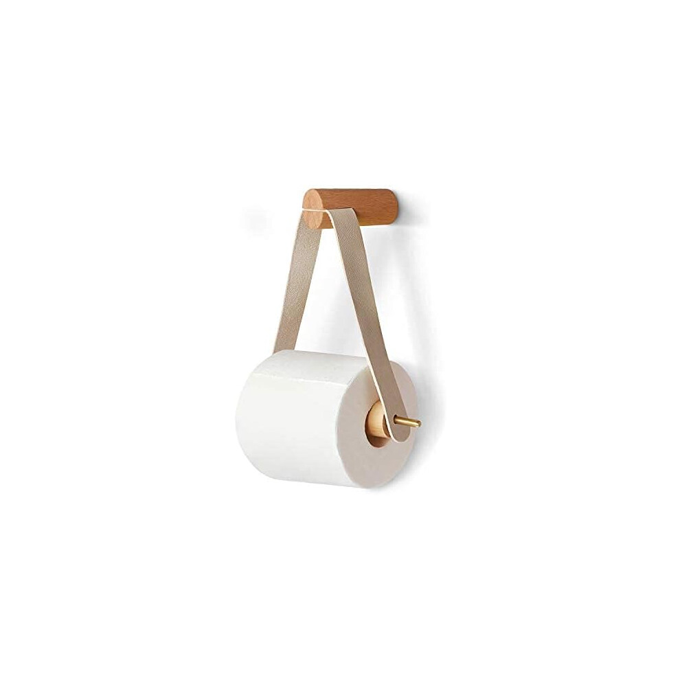 Bamboo Vertical Double Dual Toilet Paper Holder, Durable & Eco-Friendly, Elegant Design for Smooth Wall Surfaces, Easy to Install with Included Mounti-image-OPC-PP28CPT-NEW