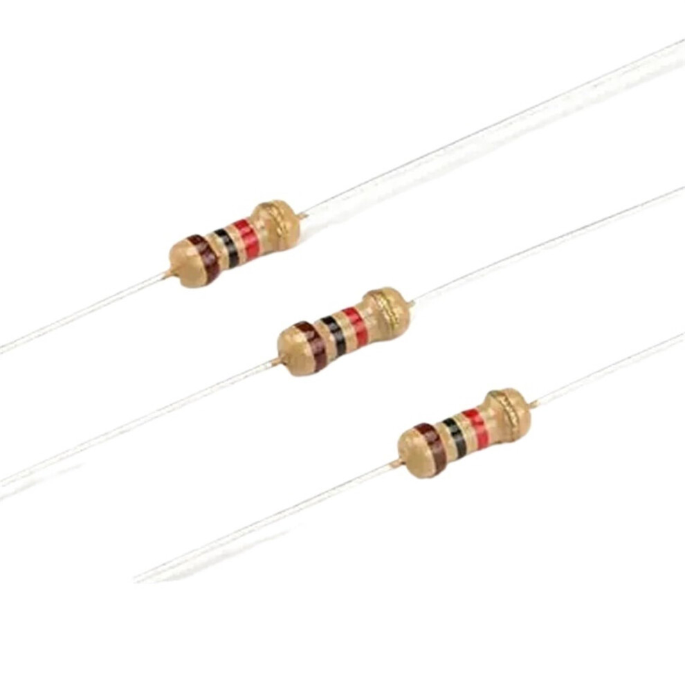100 Pieces 5% 1/4W Carbon Film Resistor 0.25W 100Î© 220R 330 1K 1.5K 2.2K 3.3K 4.7K 3K 10K 22K 47K 51K 68K 100K Ohm Color Ring Resistor (51K). 9365049679336