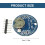 Realtime Clock Module DS3231SN Timing Module Communication Memory Microcontroller Electronic Project Timing Pin Header set of 3 3