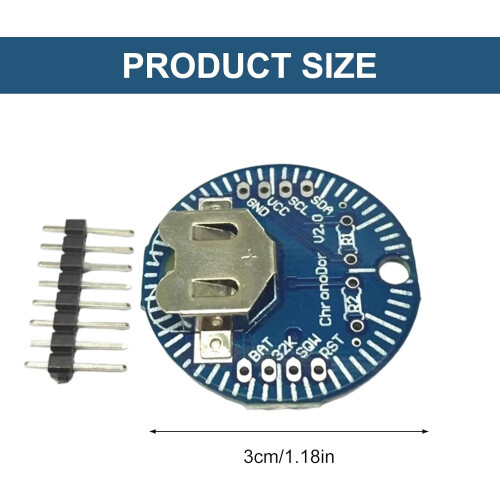 Realtime Clock Module DS3231SN Timing Module Communication Memory Microcontroller Electronic Project Timing Pin Header set of 3 2