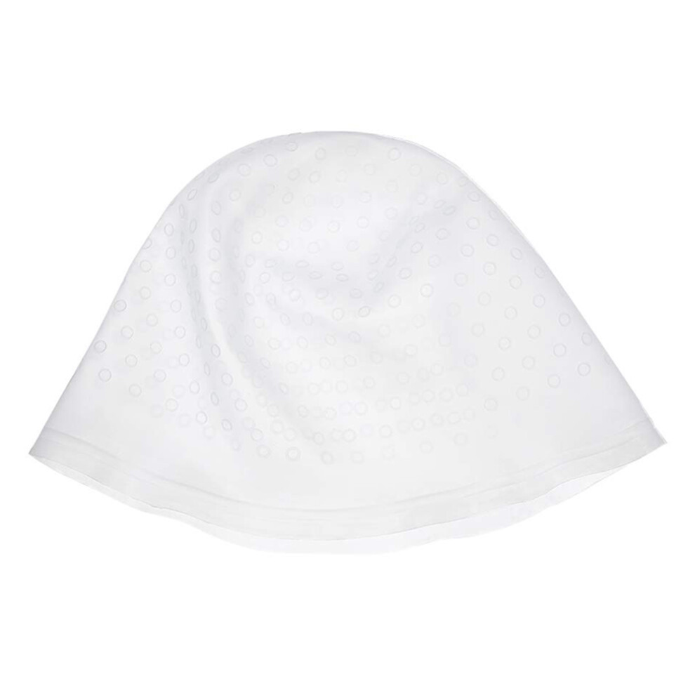 Highlighting Cap For Salon Or Home Use, Pre-Pierced Cap With Metal Needle For Easy Hair Picking, Silicone Reusable Hair Coloring Cap Ensures No Leakag