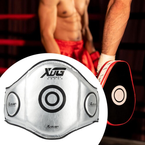 Body Protector for Boxing, Adjustable Guard for Kickboxing And Karate Training Silver 1