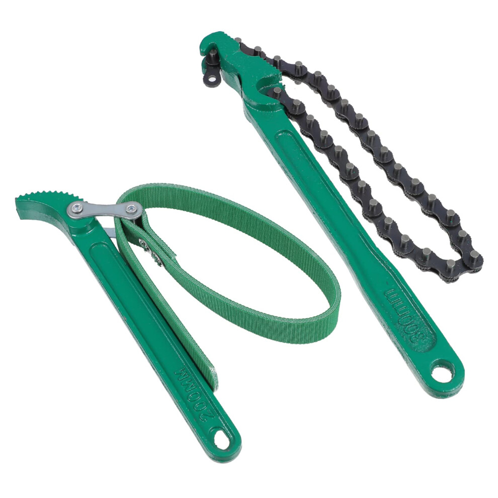 Carbon Steel Key Oil Cleaner Key Chain Filter Spanner Accessories Car 9426802176612