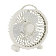 Fast Speed USB Fan Lightweight Portable For Camping Kitchen Office Desk Cooling Fast Speed USB Desk Fan White