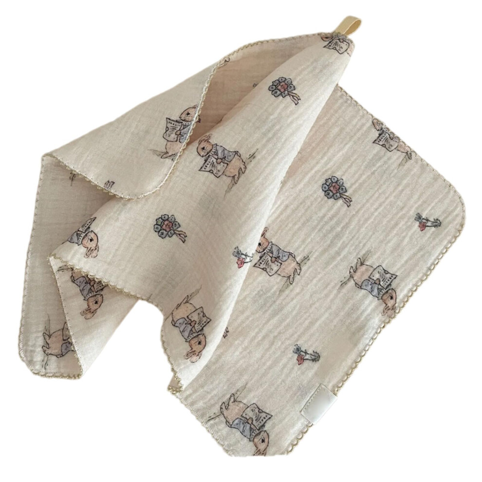 Cotton Washcloths For Children 4 Layers Of Softness Super Absorbent Toddler Face Towels Not Irritating Washcloth For Kid Not Deformable Baby