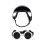 Pet Motorcycles Helmet and Goggles Set With Soft-black white 1