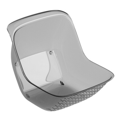 Easy Cleaning Dishwasher Safe Colander Basket Compact-Grey