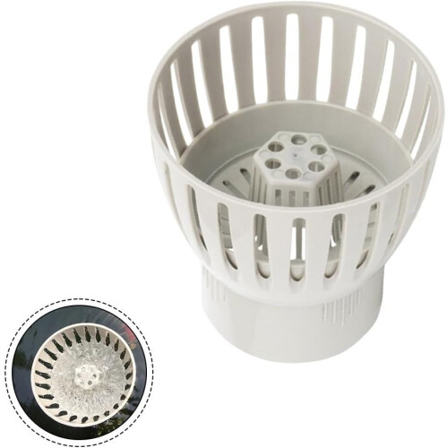 Adjustablefunction Koi pond drain skimmer for water discharge (110 mm) 1
