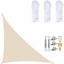 Kit de fixation robuste compatible avec voile d'ombrage, auvent d'extérieur en tissu résistant, bâche imperméable facile à installer avec