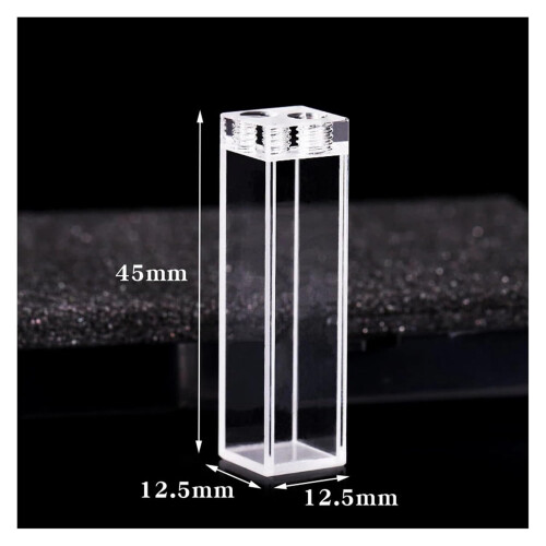 MENGKE 3.5ml Quartz fluorometer flow cuvette(10mm) 1
