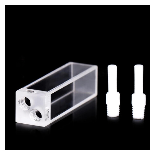 MENGKE 3.5ml Quartz fluorometer flow cuvette(10mm) 2