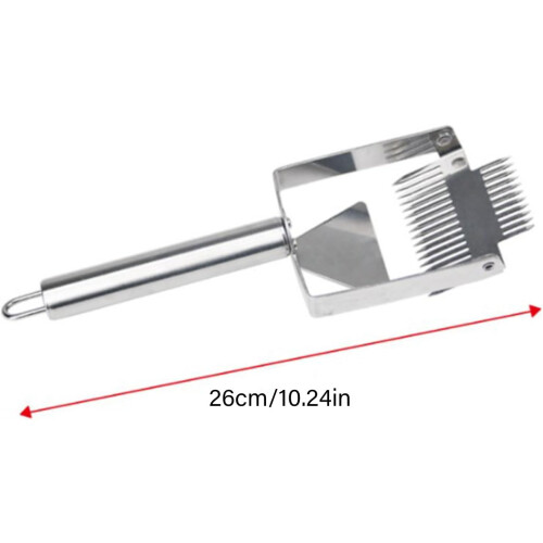 Stainless Steel Honeys Cutting Tool Reverse Hook Uncapping Fork With Ergonomic Handle Bees Hives Scraper Beekeeping Tool 2