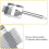 Stainless Steel Honeys Cutting Tool Reverse Hook Uncapping Fork With Ergonomic Handle Bees Hives Scraper Beekeeping Tool 5