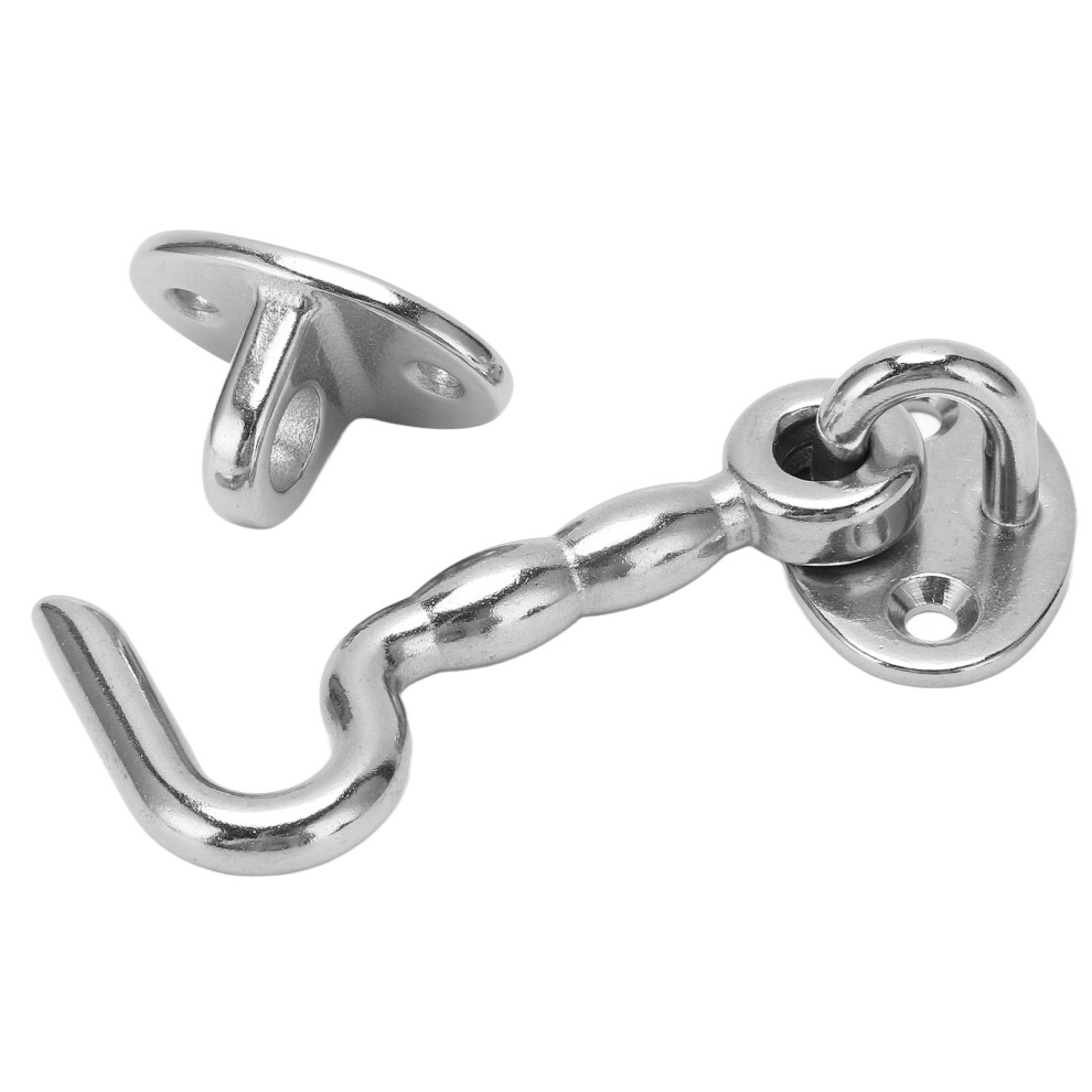 Window Safety Stopper Silent Holder Rust And Corrosion Resistant Sturdy And Durable Security Hardware Accessories Windproof Hook Eye Latch Easy To