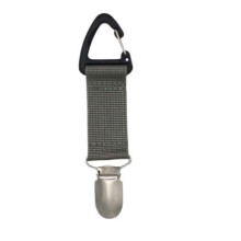 Gnrique Handbag Hat Clip Stylish Portable Travel Clip Hat Holder Dark Grey