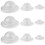 9Pcs Polystyrene Foam Balls Solar System Craft Kit for Educational Use 1